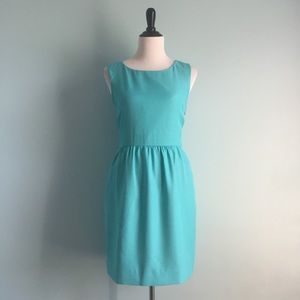 J. Crew Light Blue Fit & Flare Sleeveless Dress